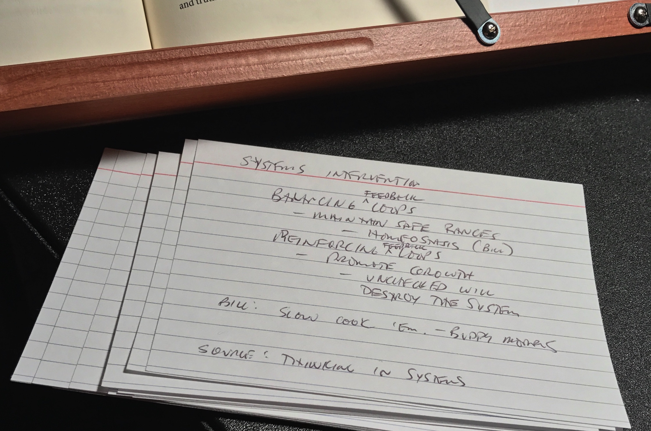 Book Note:  Feedback Loops and Slow Cooking