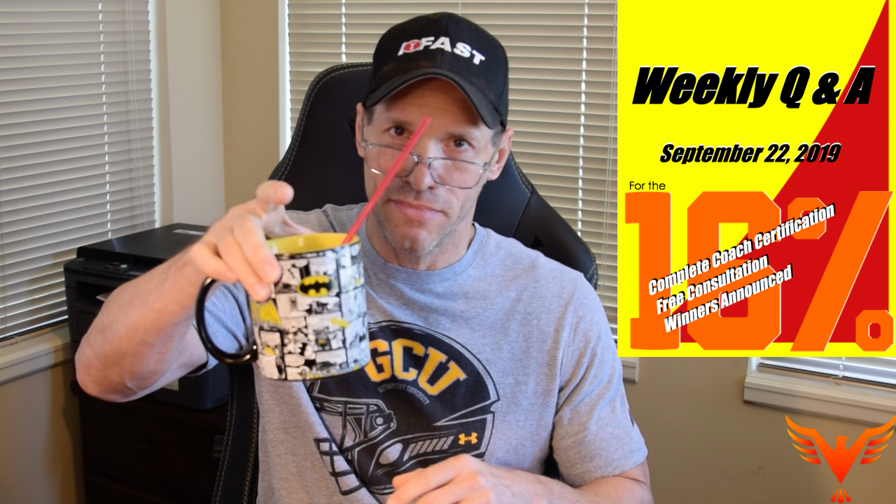 This Week’s Q&A For The 16% – Surprise Announcement