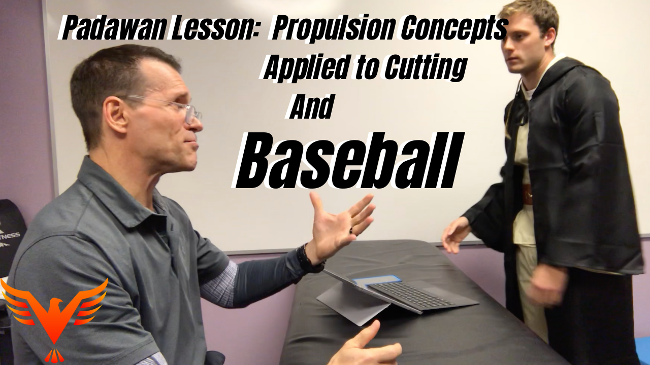 Padawan Lesson:  Propulsion Concepts Applied to Cutting and Baseball Pitching