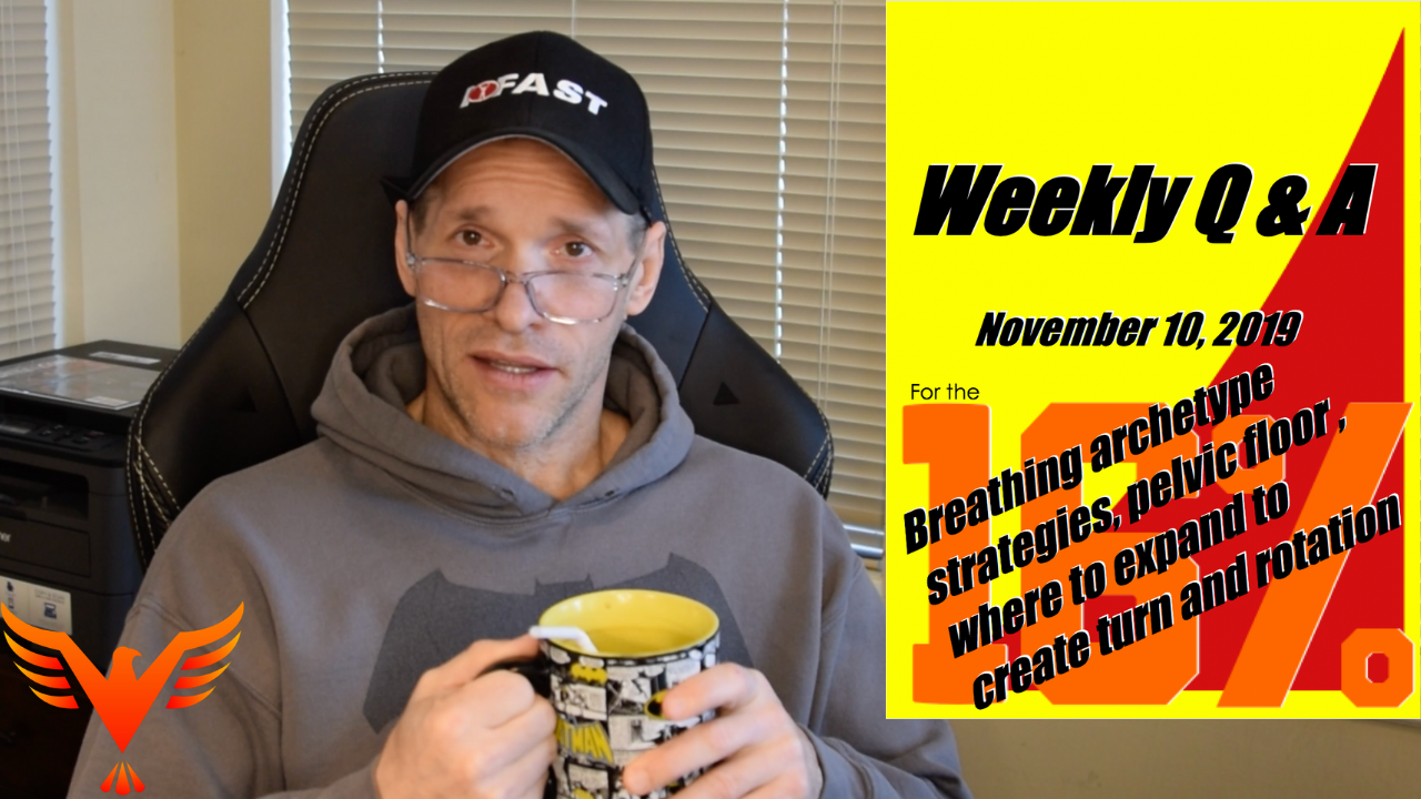 Weekly Update and Q & A for November 10, 2019