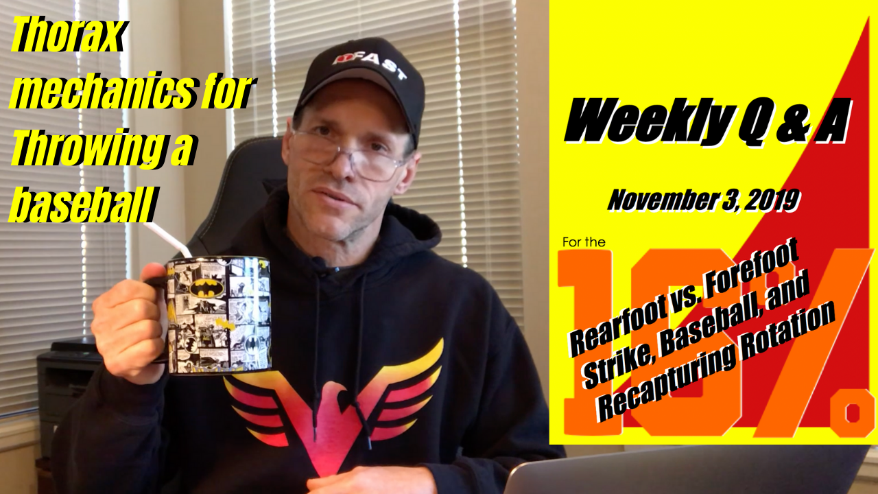 Weekly Update and Q & A for November 3, 2019
