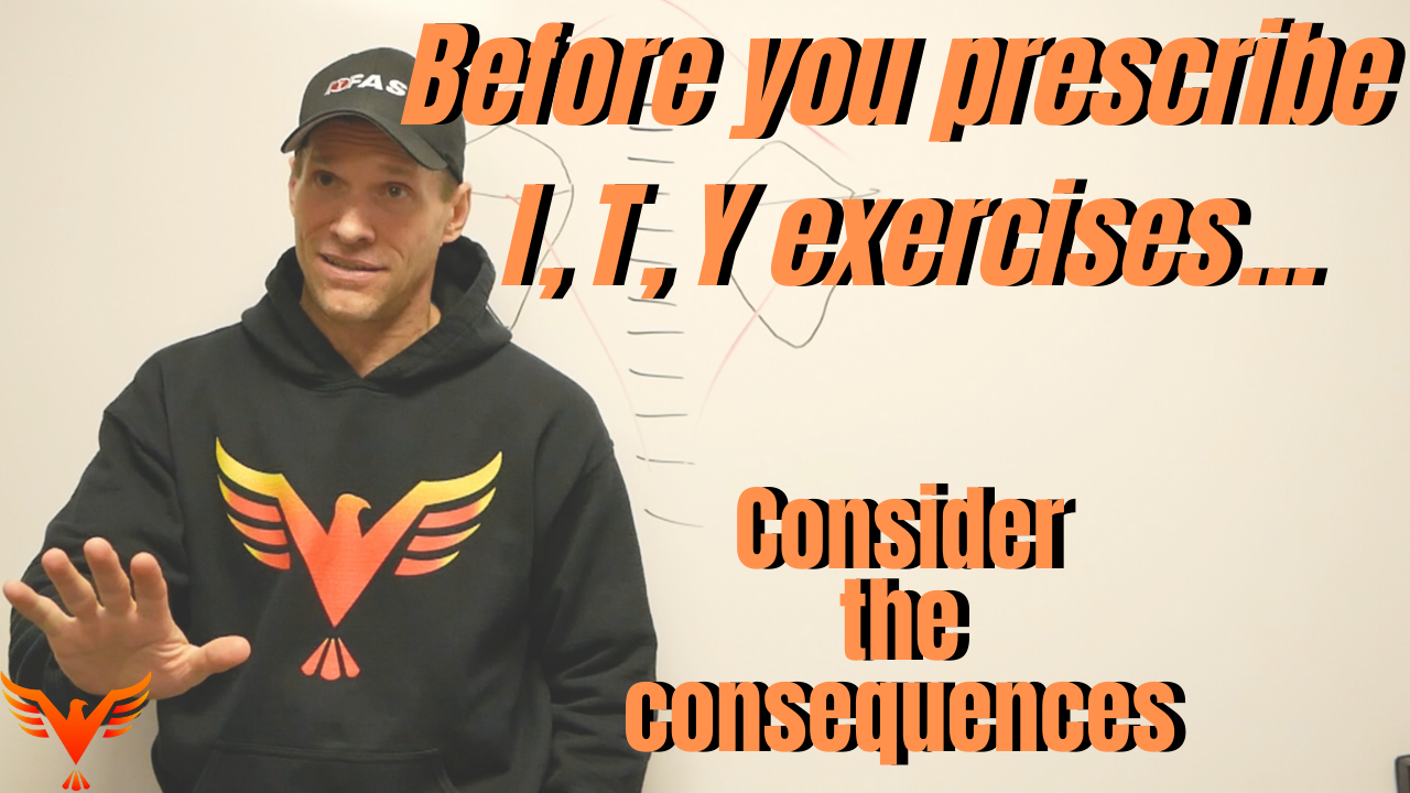 Before you prescribe I,T,Y exercises, consider the consequences