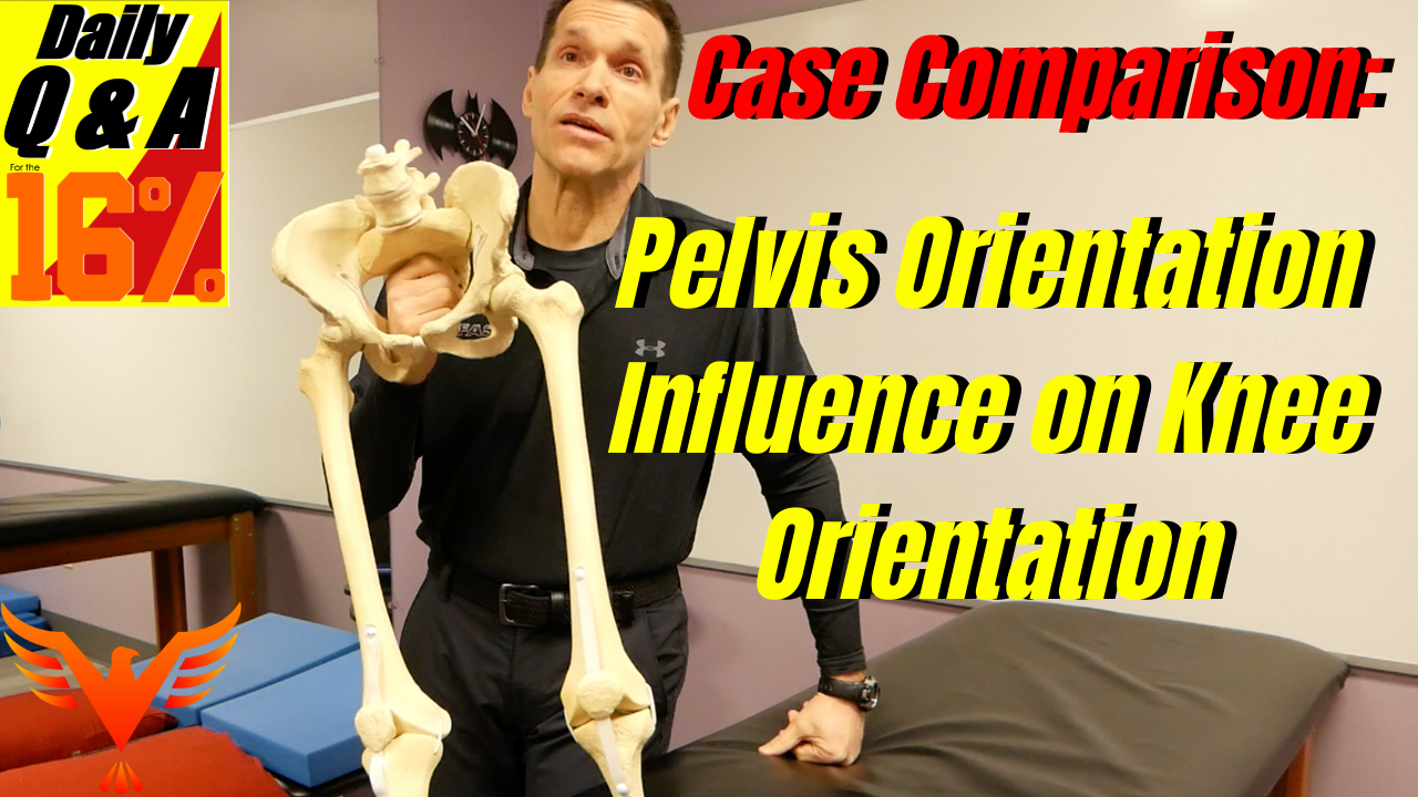 Case Comparison:  How does pelvis orientation influence knee orientation