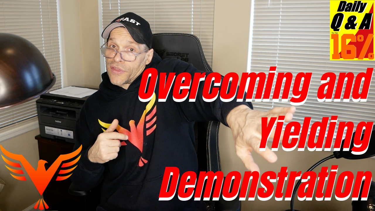Q & A for The 16% – Overcoming and Yielding Actions – A Demonstration