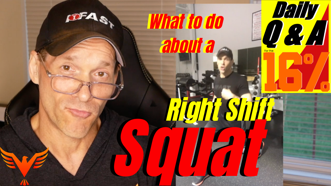 Q & A for The 16% – Strategies to Overcome a Right Shift in Your Squat